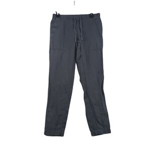 Prana Women S Dark Gray Drawstring Waist Casual Jogger Pants Made‎ India